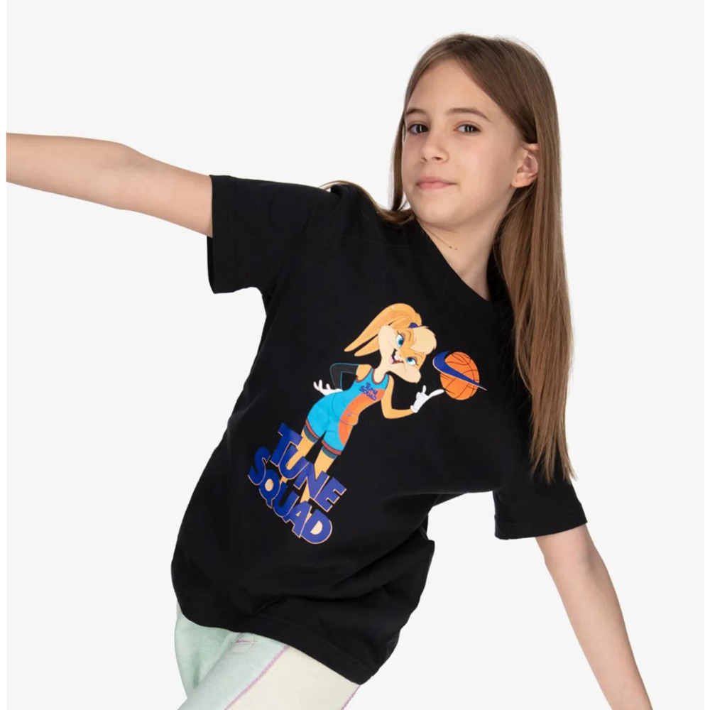 NEW! Nike Kid's 4T Space Jam Lola Bunny Basketball BlackT-Shirt J11-5